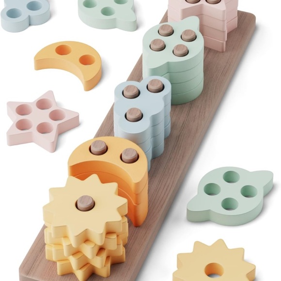 Baby’s Gopo Toys Stars Stacker - Picture 1 of 3